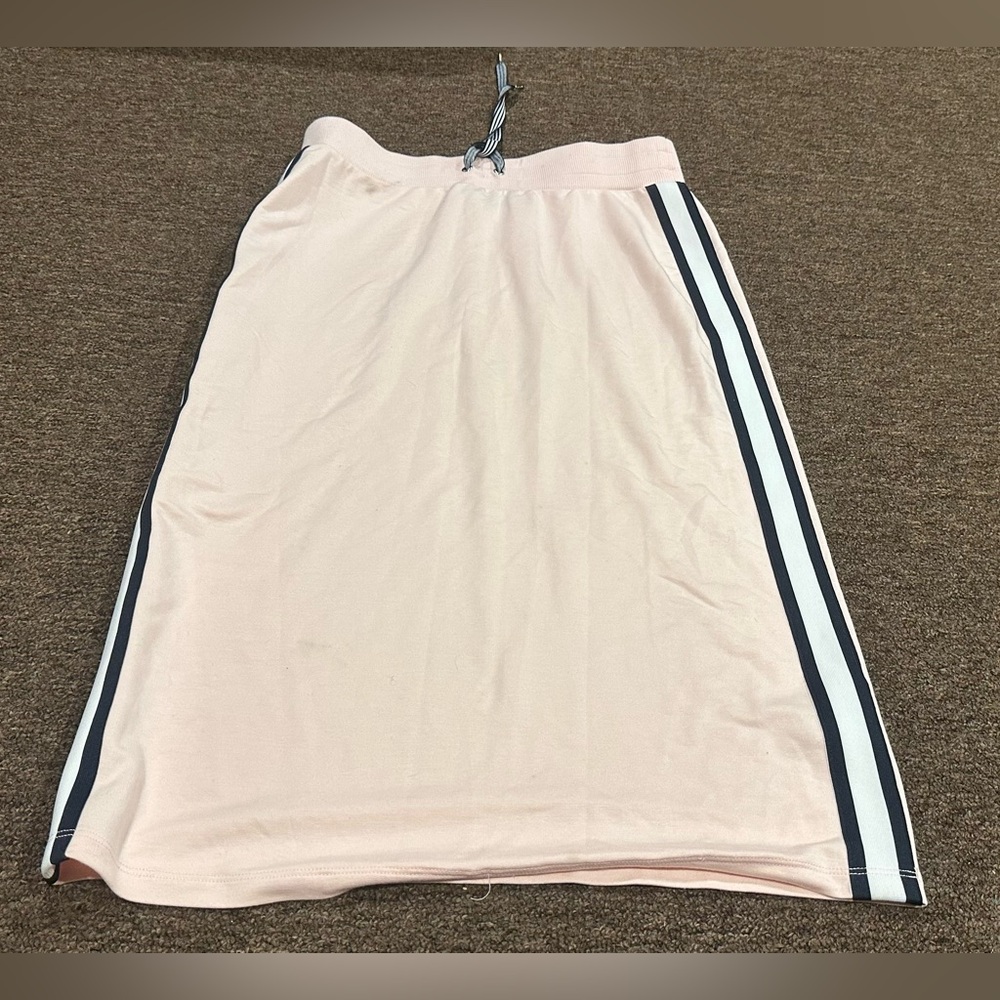 Tommy Hilfiger Pink Pencil Skirt with Navy Stripes